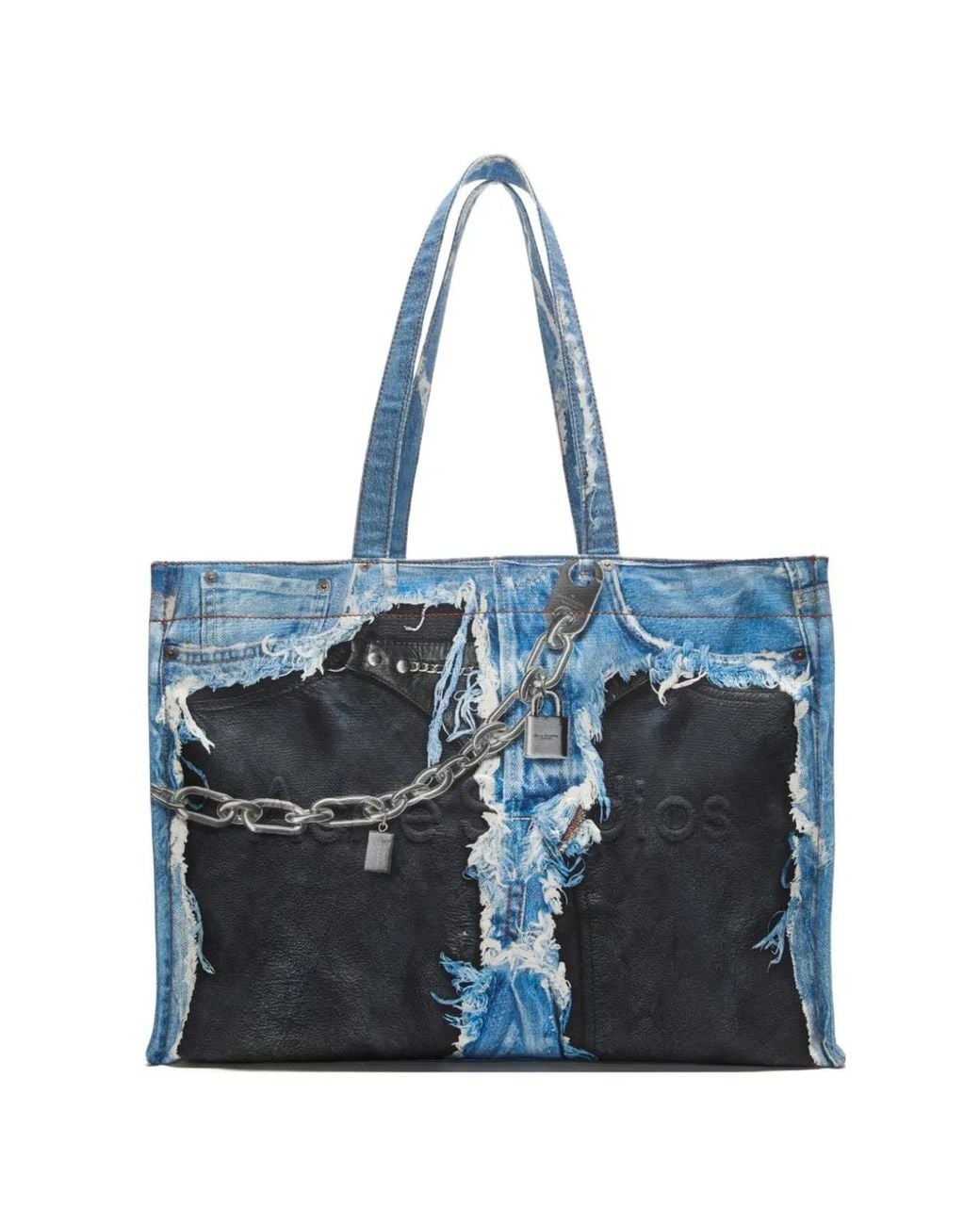 Acne Blue Shopper Bag