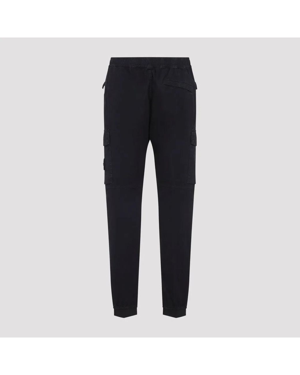 Stone Island Blue Cargo Trousers for men