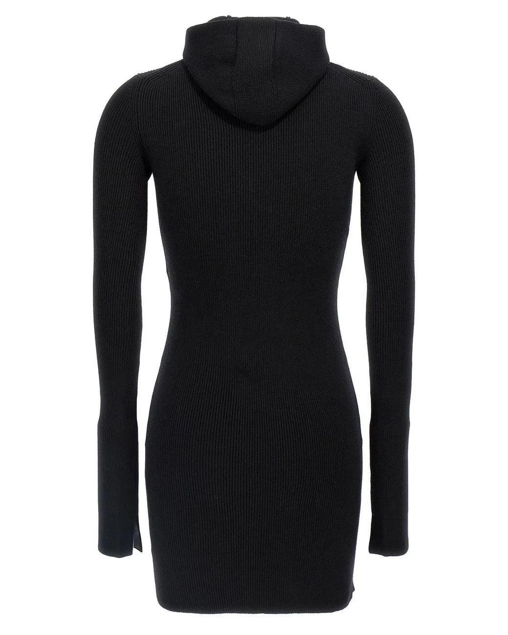 Fendi Black Hooded Dress