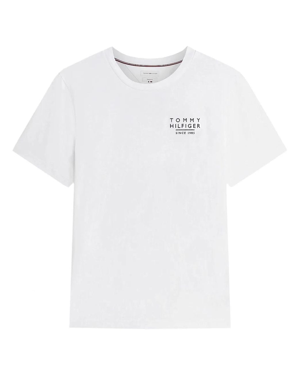 Tommy Hilfiger White American Back Graphic Reg T-Shirt for men