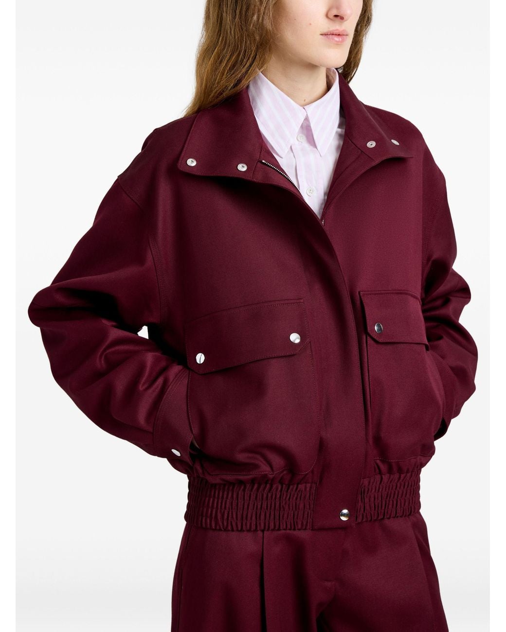 Proenza Schouler Red Aviva Jacket