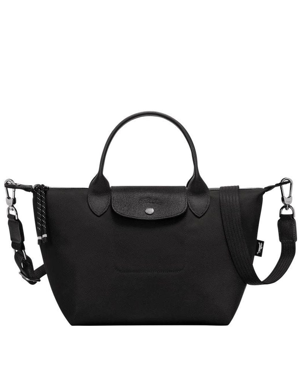 Longchamp Black Le Pliage Energy Handle Bag