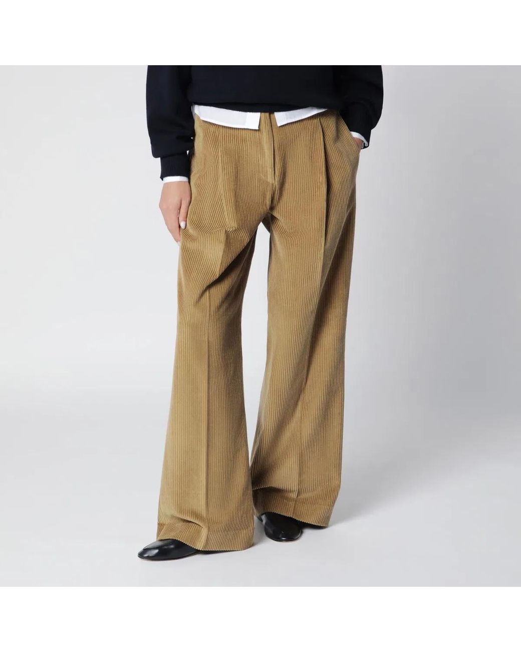 Rohe Brown Ted Corduroy Trousers