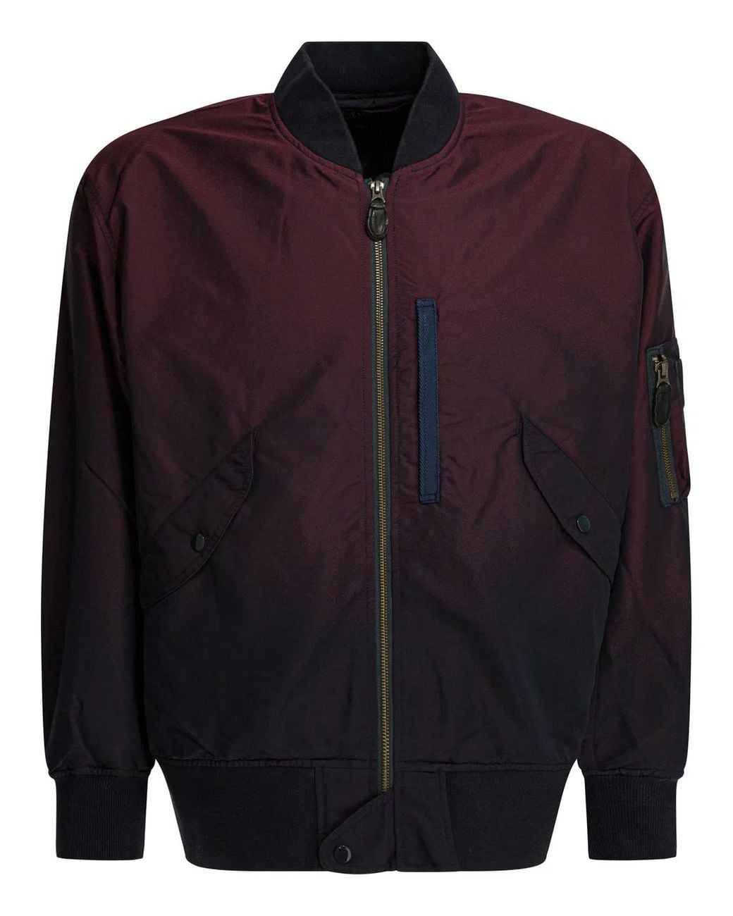 Beams Plus Blue Polyester Jacket for men