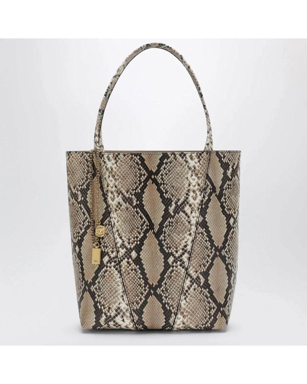 Chloé Natural Large Spin Tote Bag