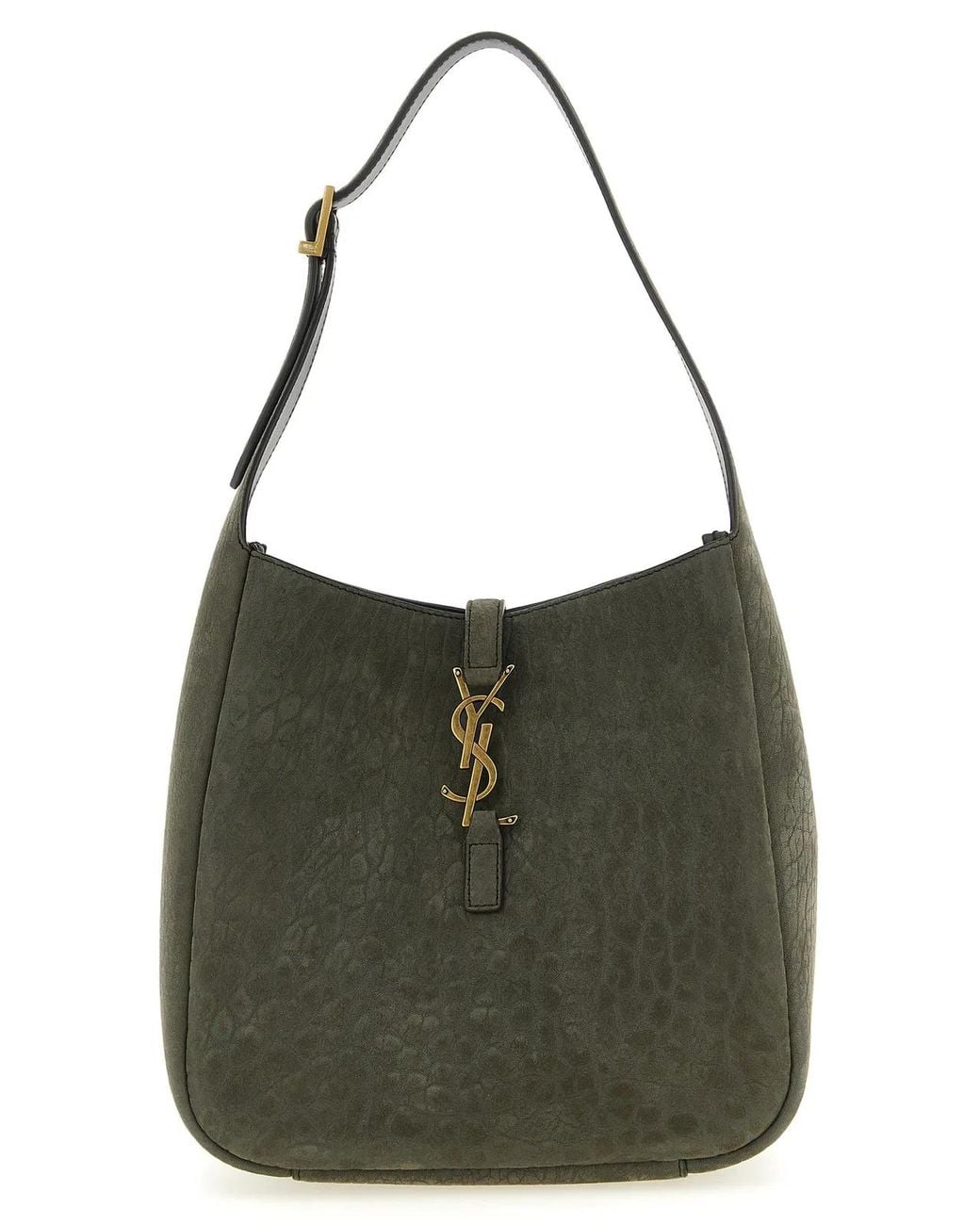 Saint Laurent Green Micro 'Le 5 À 7' Shoulder Bag