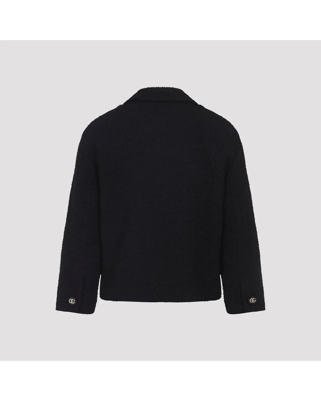 Gucci Black Wool Blend Blazer