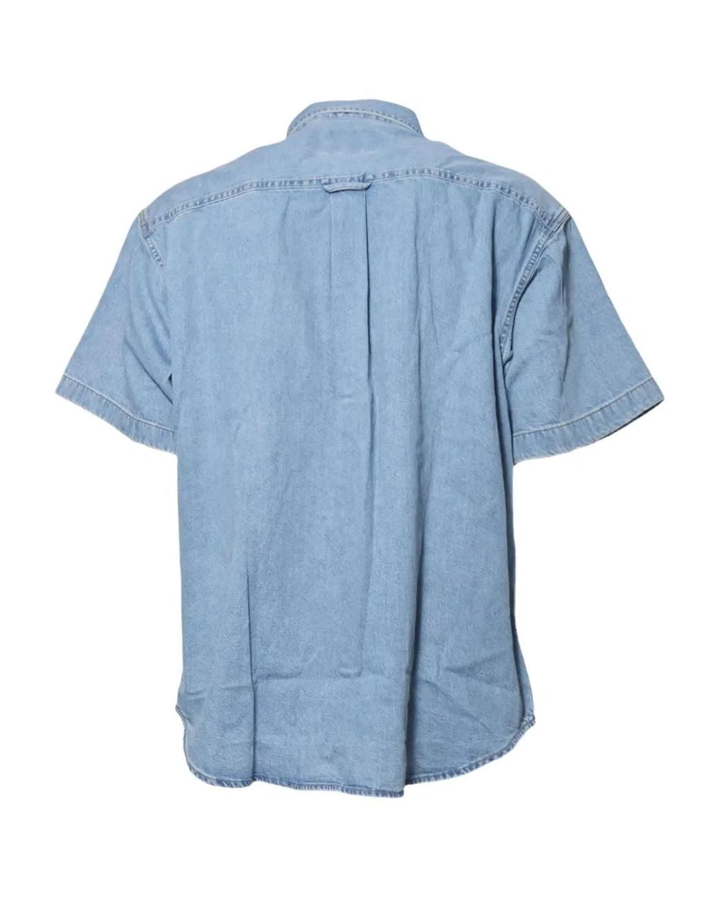 Carhartt Blue S/S Lucas Shirt for men