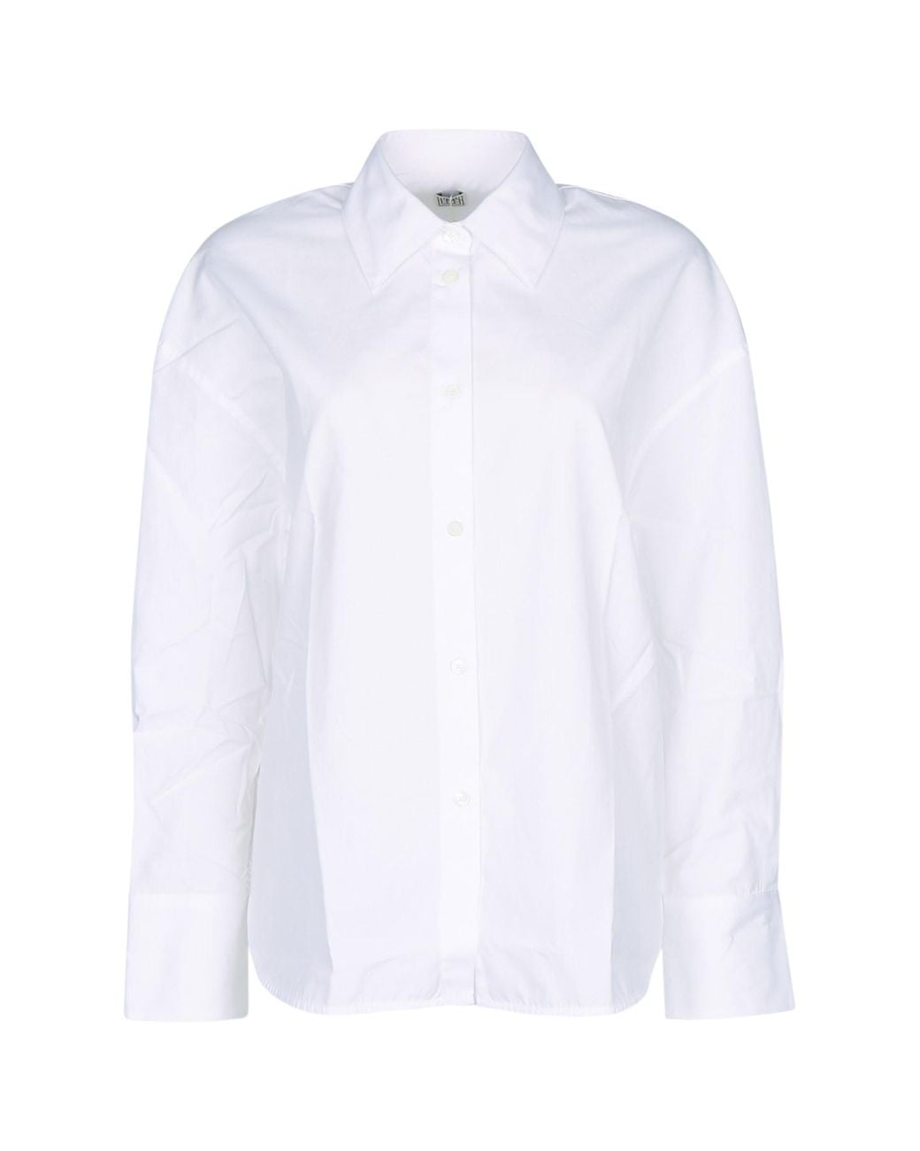 Totême White Boxy Poplin Shirt
