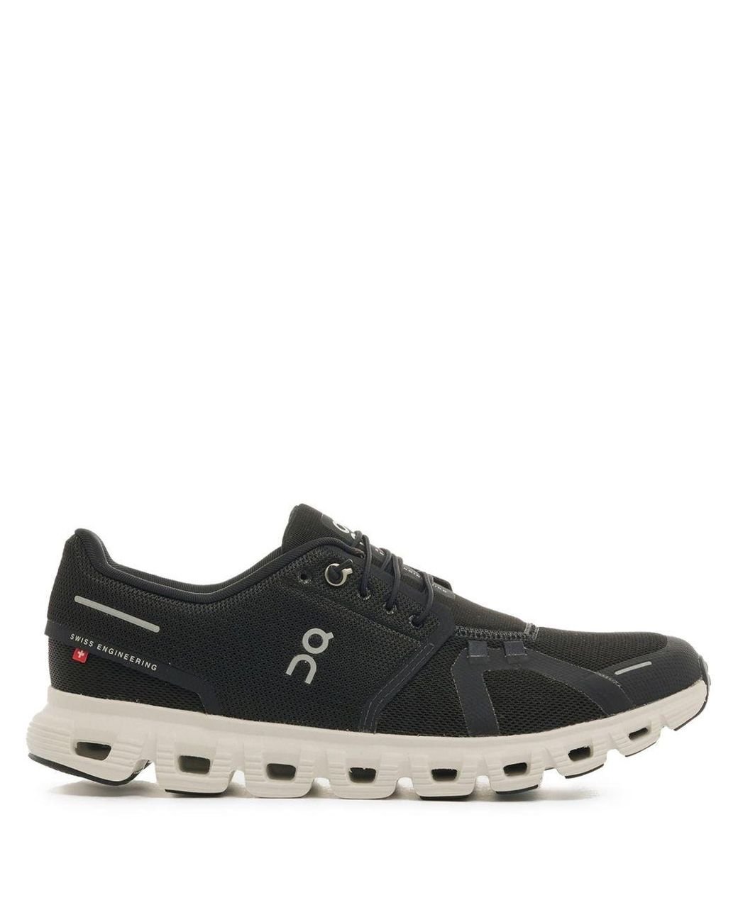 On Shoes Black Running Cloud 6 Low-Top Sneakers for men