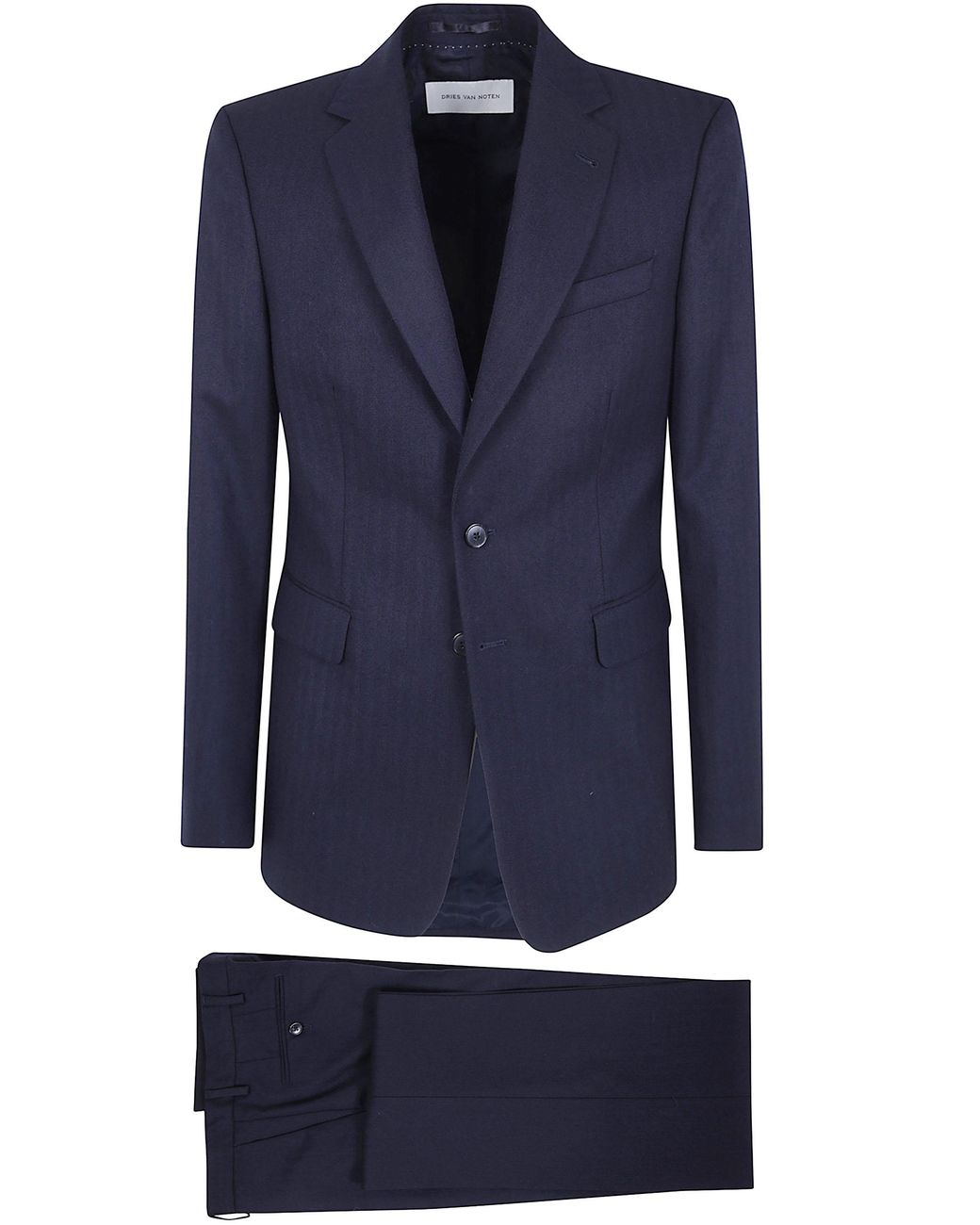 Dries Van Noten Blue "Kayno" Single Breasted Suit for men