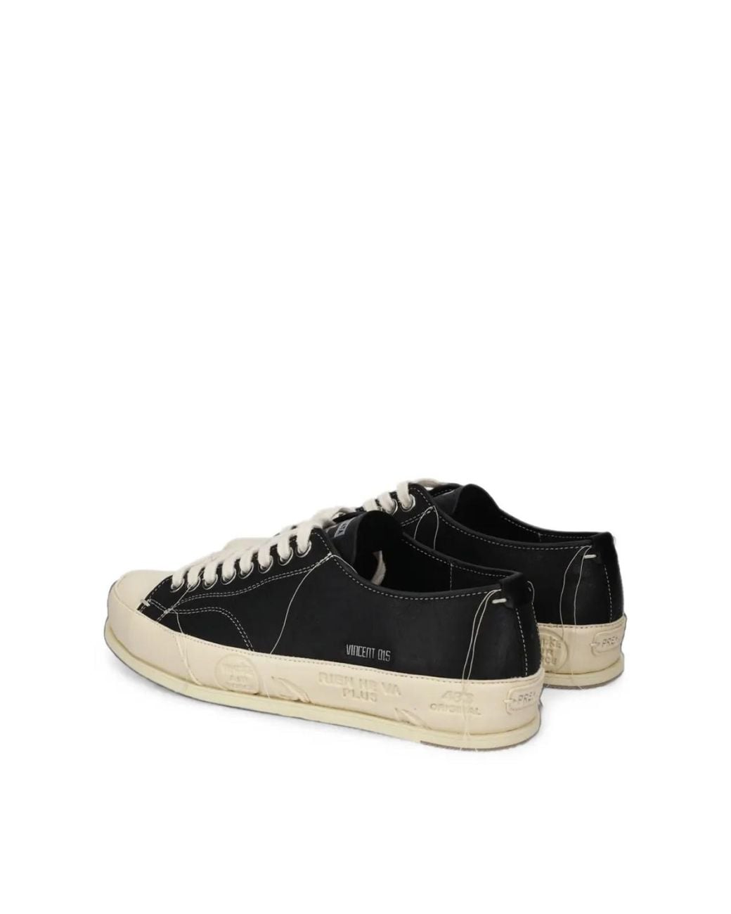 Premiata Black Vincent Timeless Sneakers for men