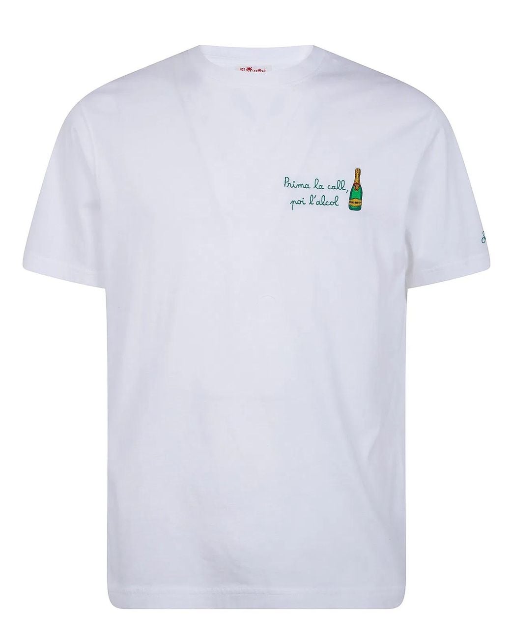 Mc2 Saint Barth White "Portofino Prima Call" T-Shirt for men