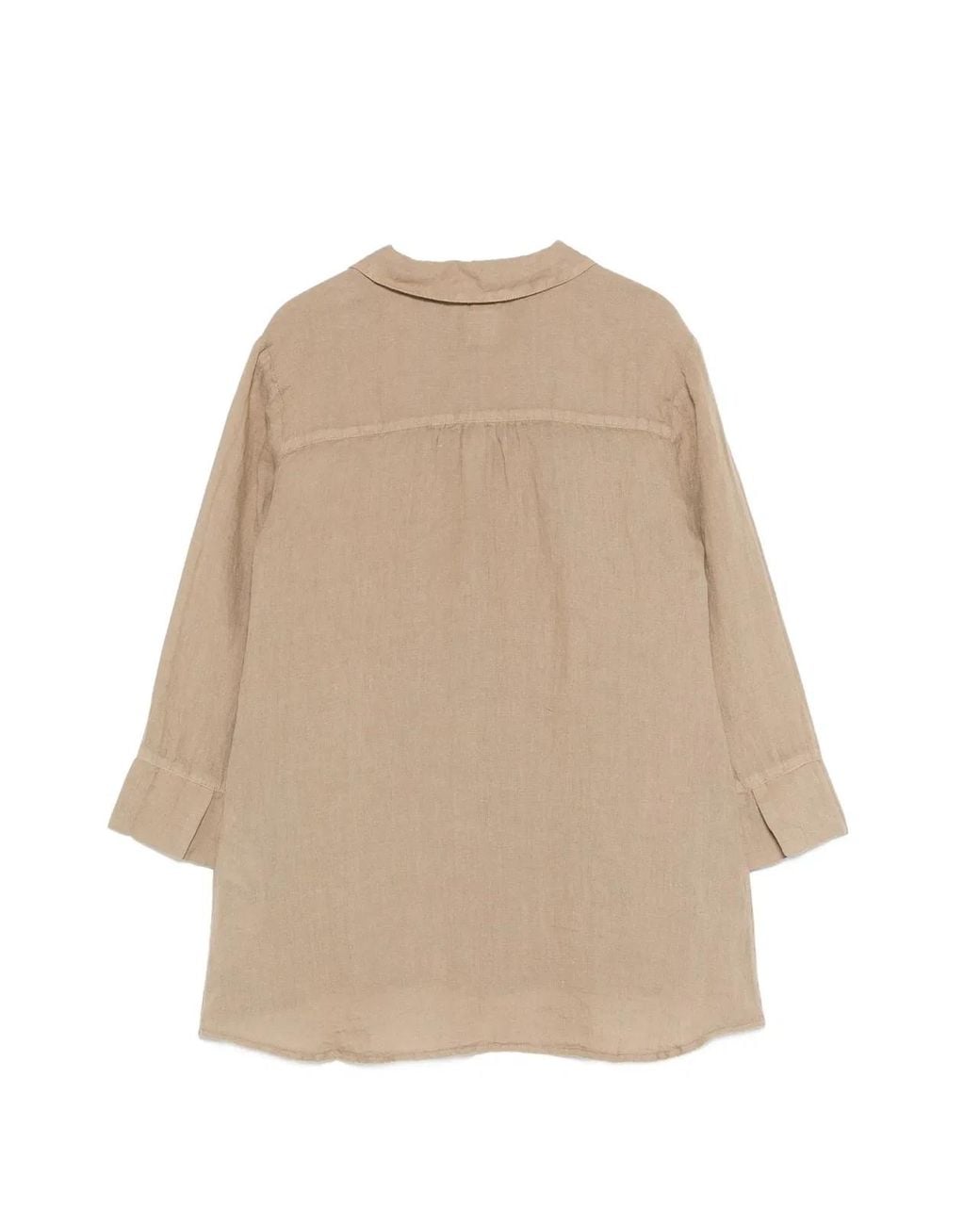 120% Lino Natural Linen Shirt