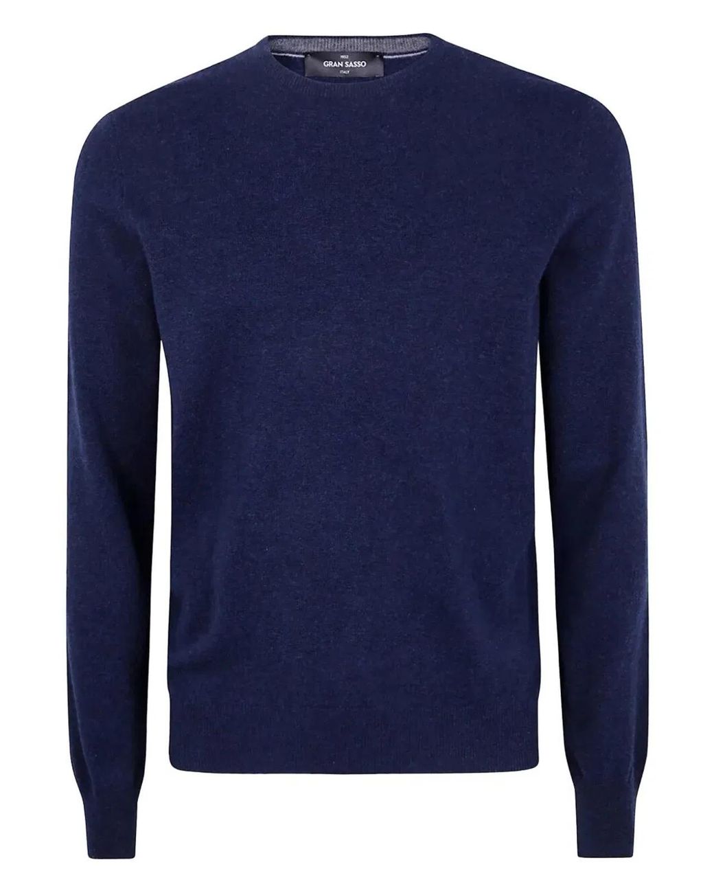 Gran Sasso Blue Round Neck "Gransasso" Round Neck Sweater for men