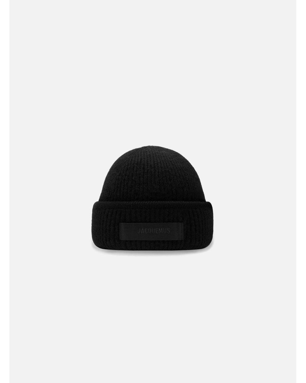 Jacquemus Black Le Bonnet Gros Grain for men