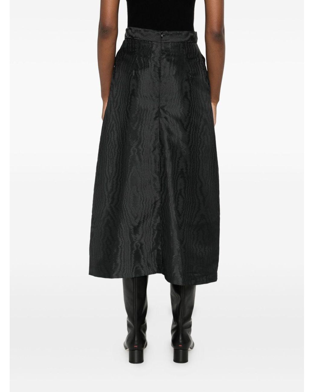 Lunatica Milano Black A-Line Skirt