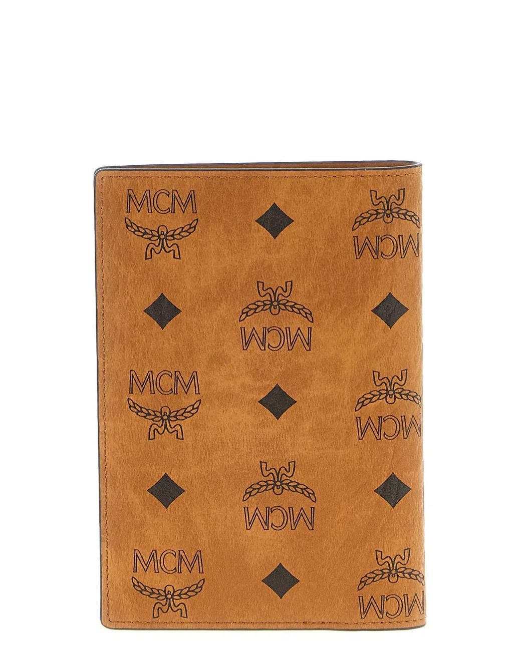 MCM Brown 'Ottomar' Passport Holder for men