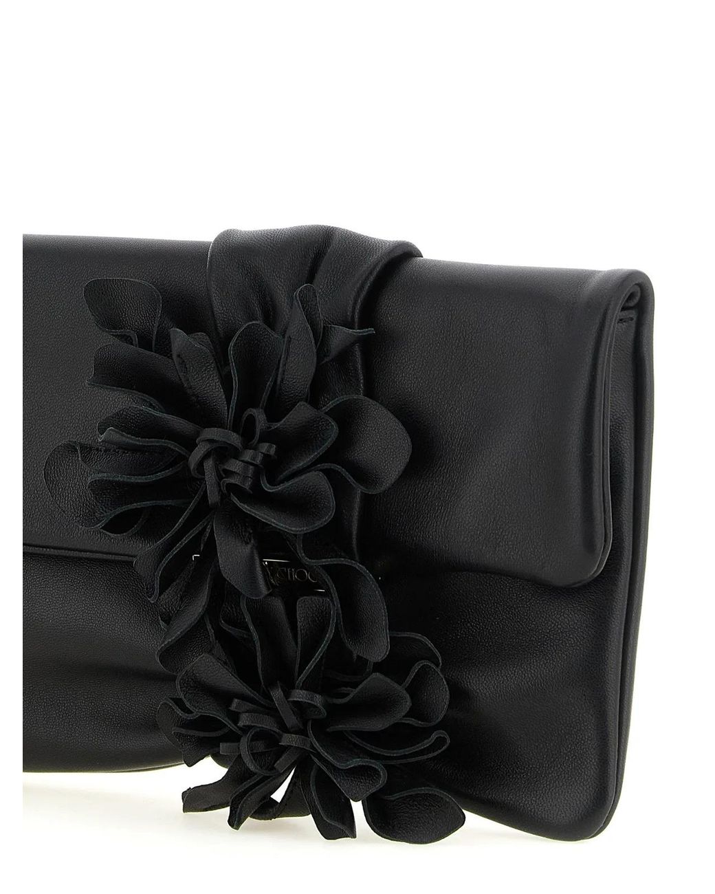 Jimmy Choo Black 'Zandra' Clutch
