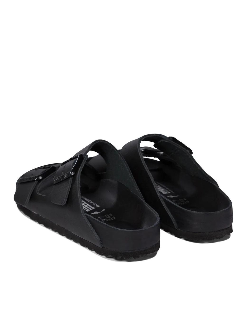 Birkenstock Black Leather Sandals for men