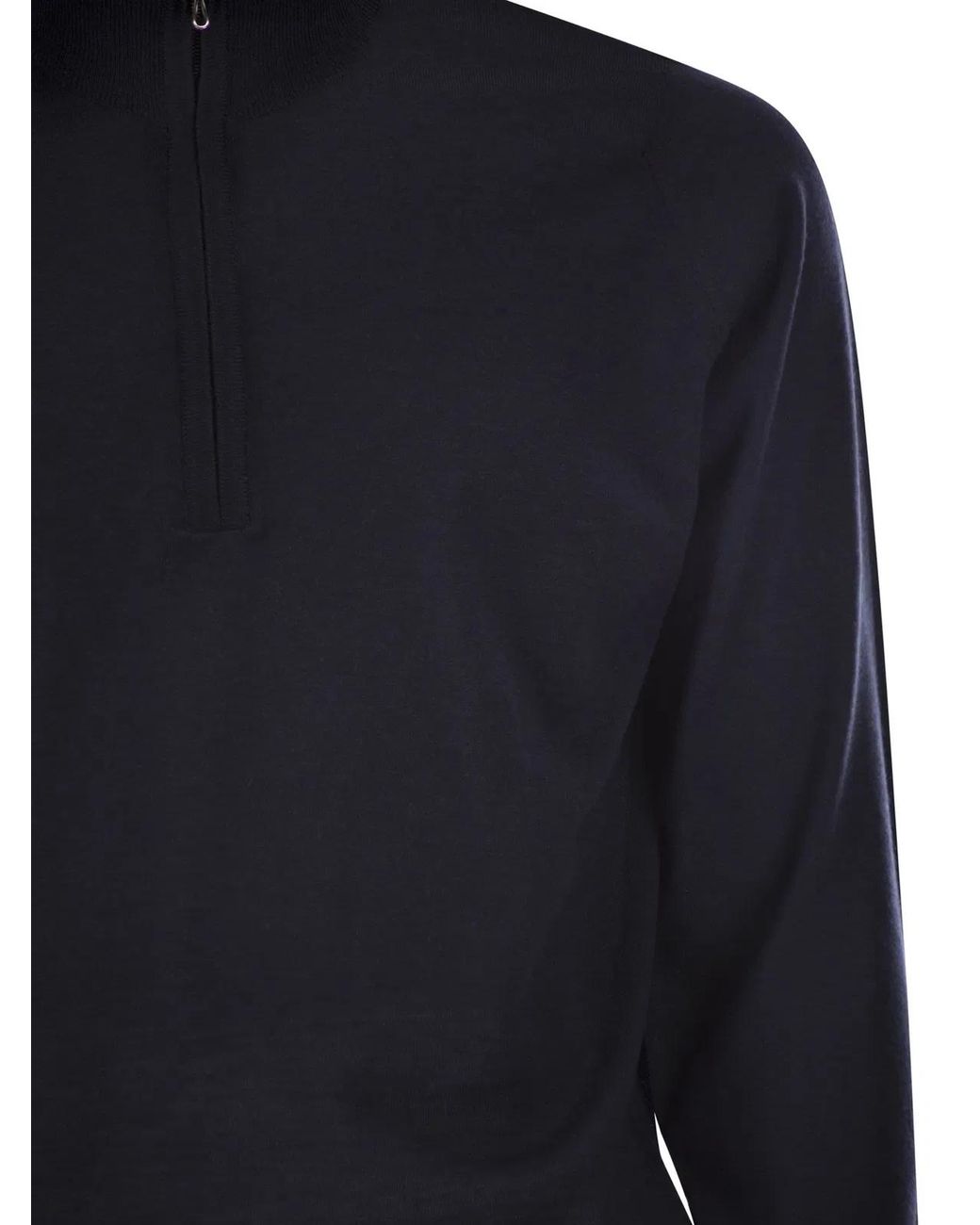 John Smedley Blue Barrow for men