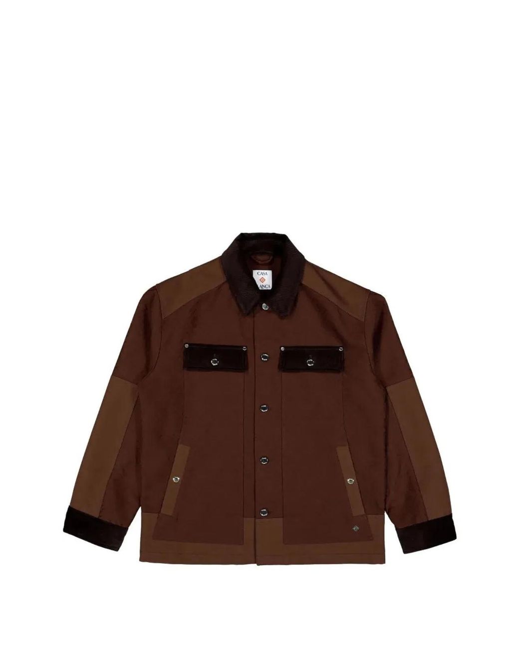 Casablanca Brown Workwear Safari Jacket for men
