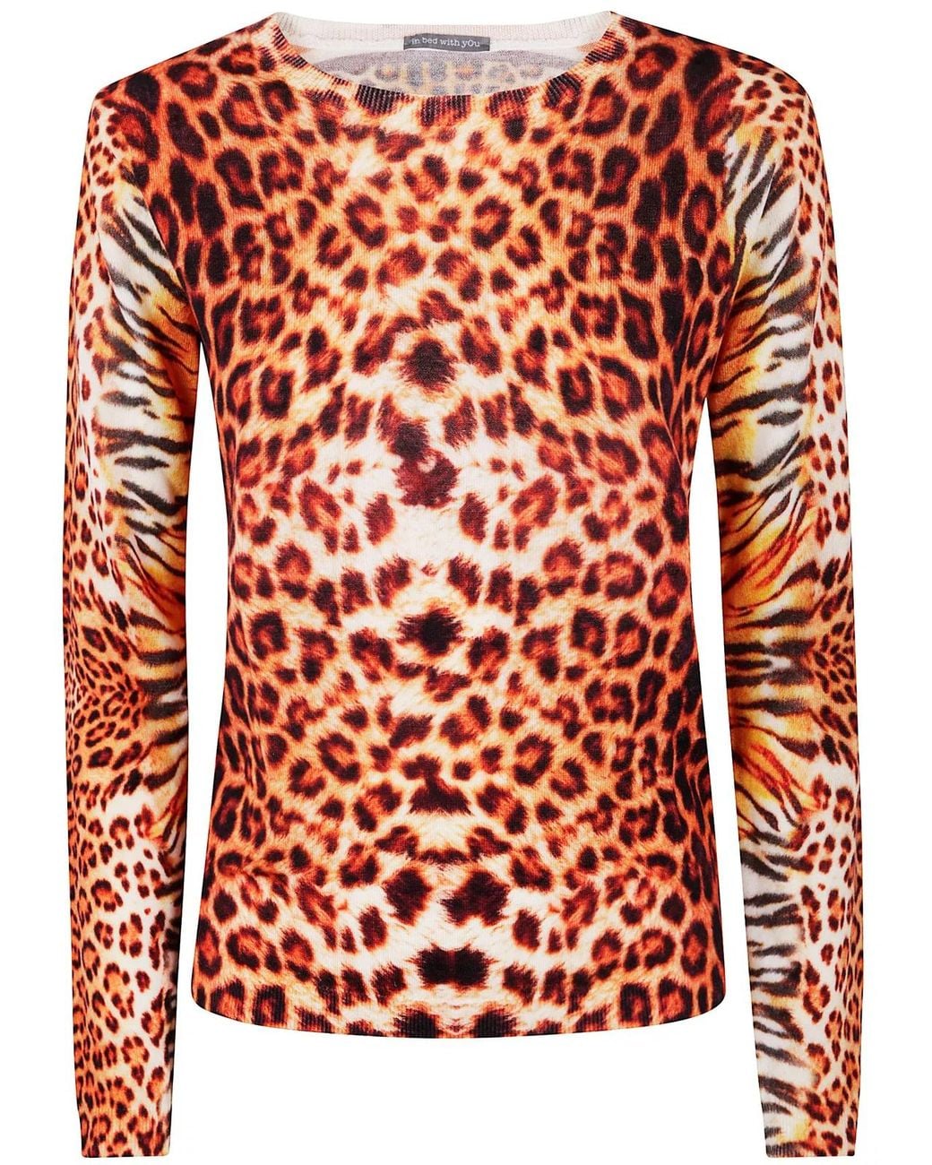 In bed with You Red Boatneck Printed Jumper