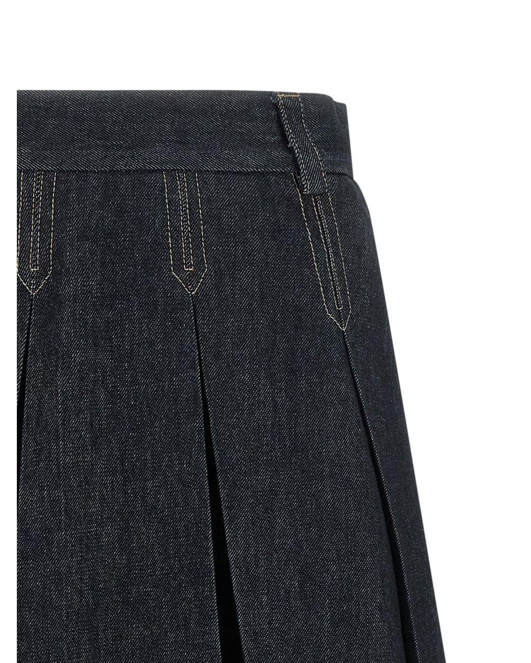 Tela Black 'Charlotte J' Denim Skirt