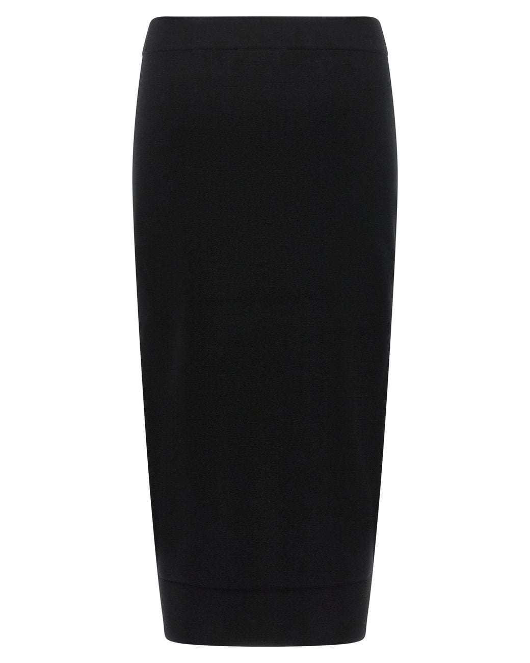 Max Mara Black 'Gamma' Knit Sheath Skirt