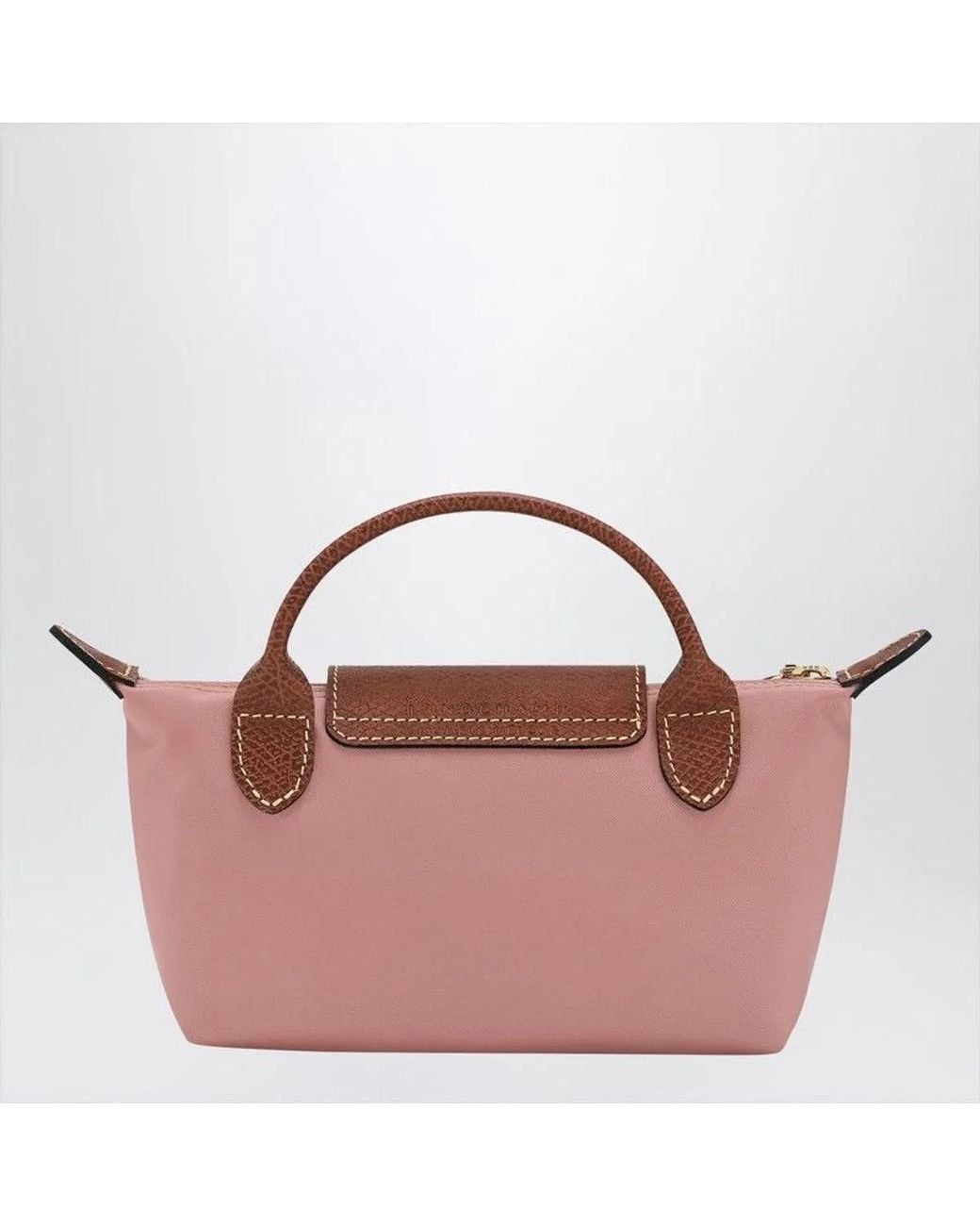 Longchamp Red Pochette Con Manico Le Pliage