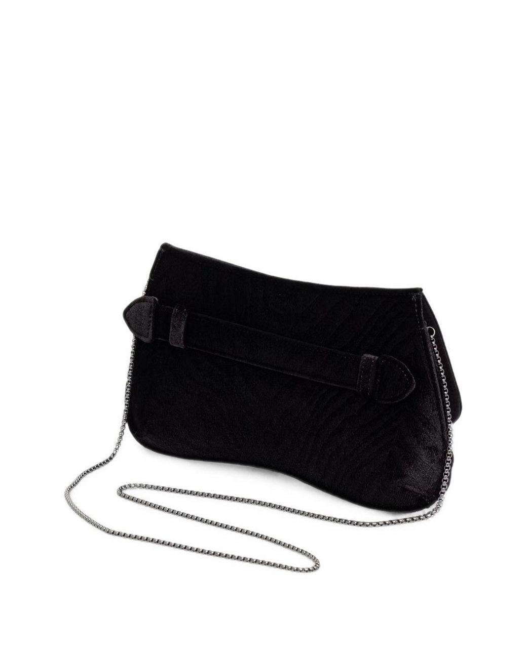 Emporio Armani Black Velvet Clutch
