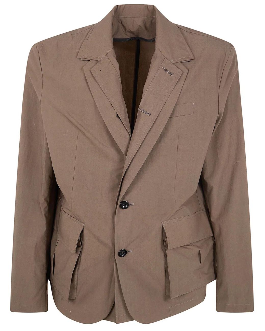 Sacai Brown Cotton Typewriter Jacket for men