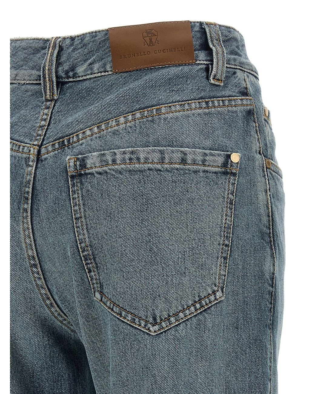 Brunello Cucinelli Blue 'Contemporary Loose' Jeans