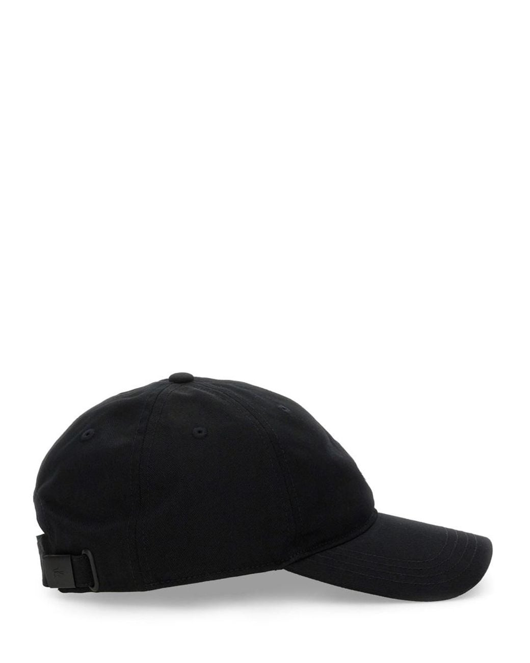 Lacoste Black Cappello Da Baseball Con Logo for men
