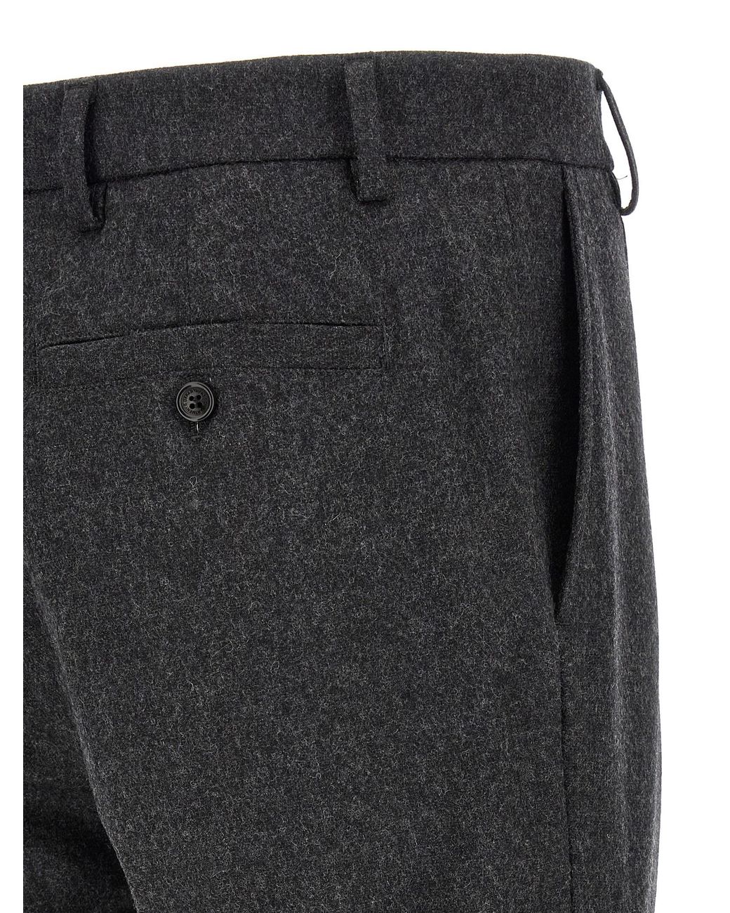 Department 5 Gray Wool Casual Pants for men