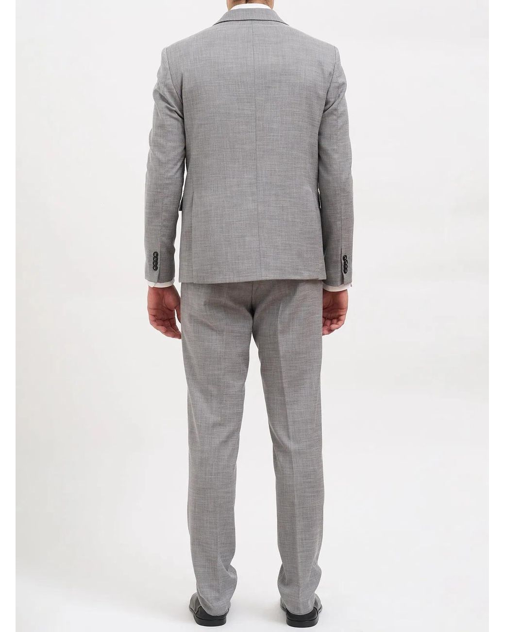 Daniele Alessandrini Gray Single-Breasted Suit for men