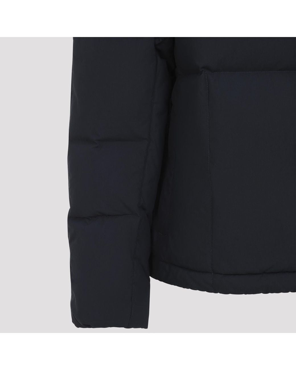 Stone Island Blue Down Jacket With Removable-Hood for men