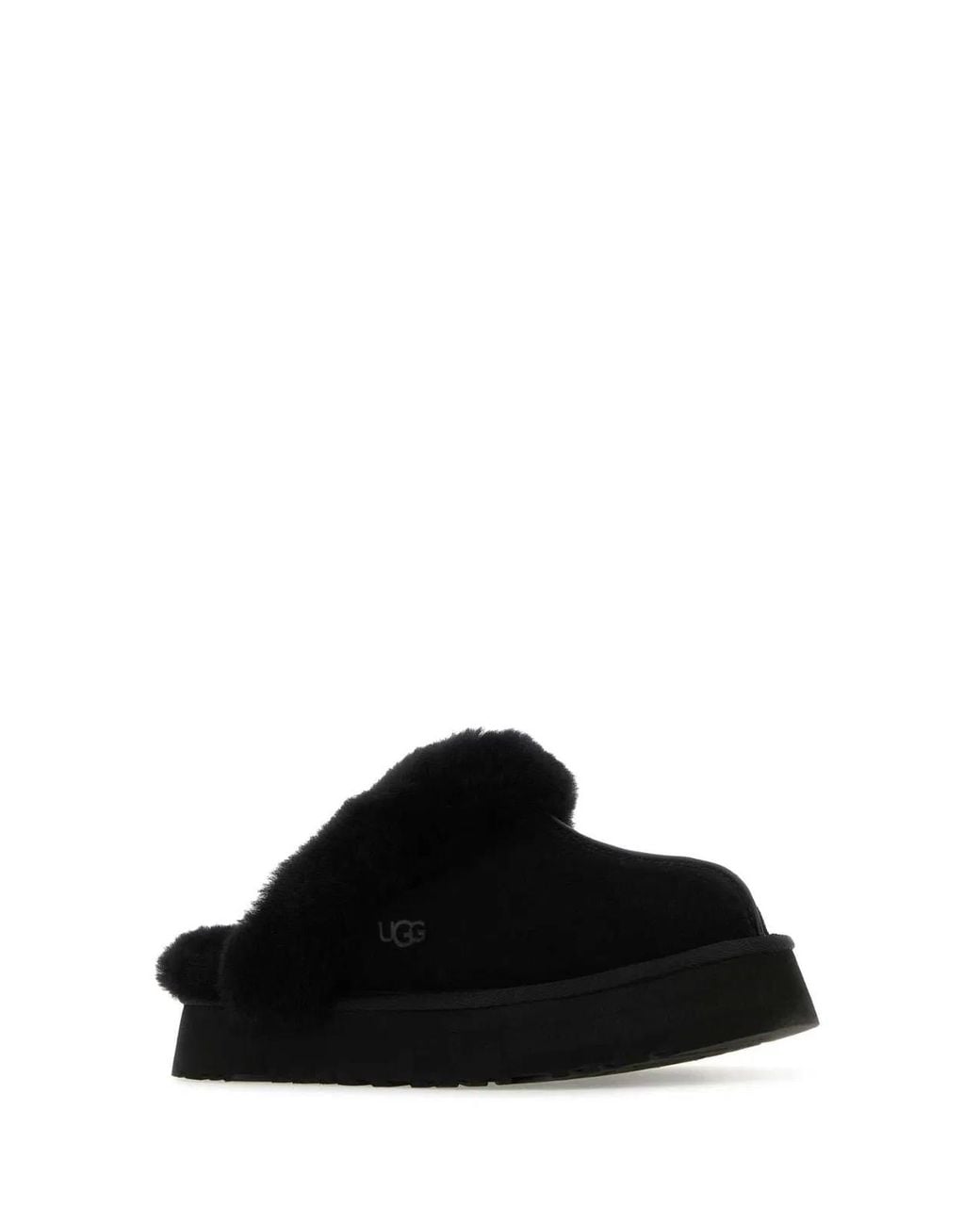 Ugg Black Disquette Slippers