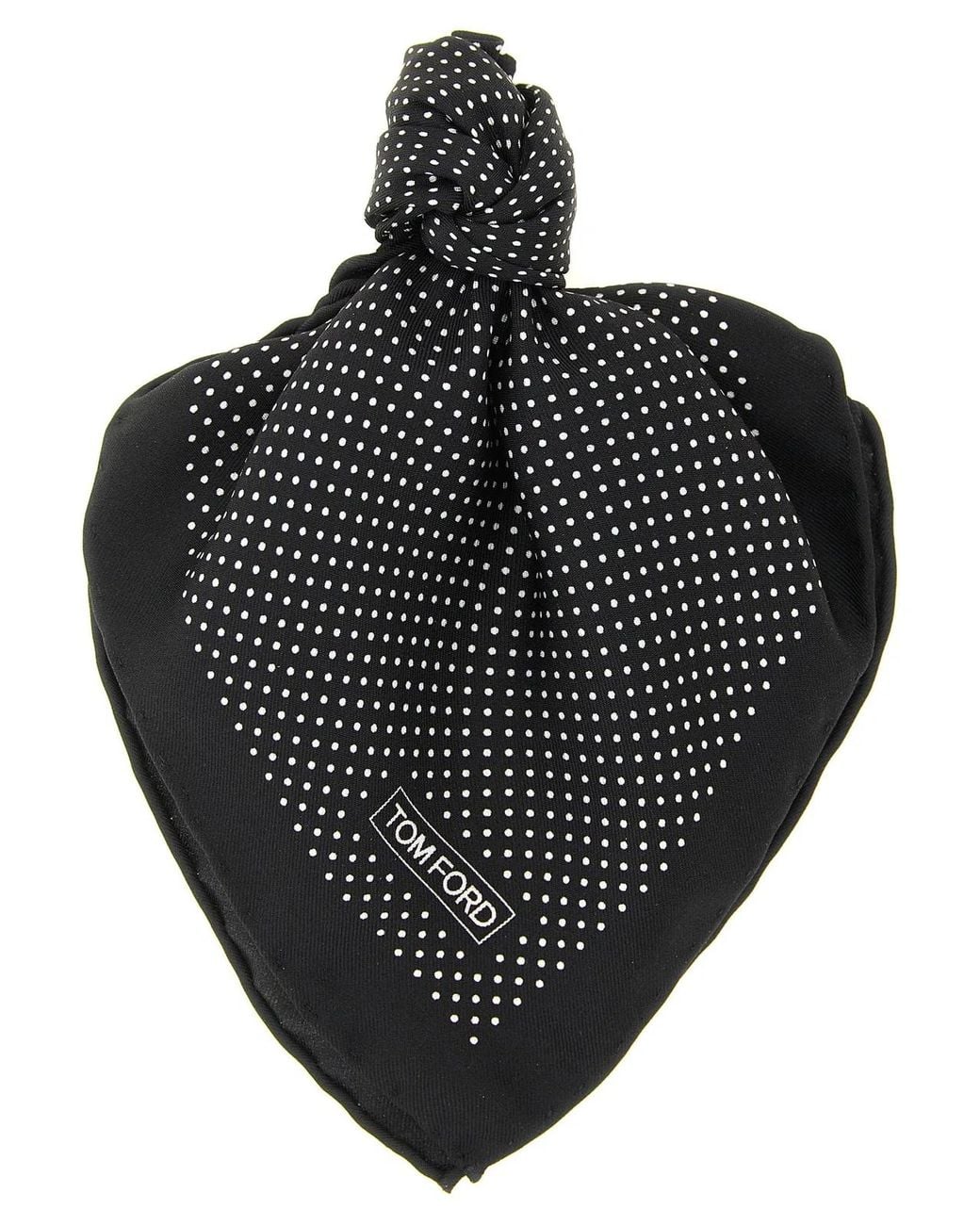 Tom Ford Black Silk Pocket Clutch Bag for men