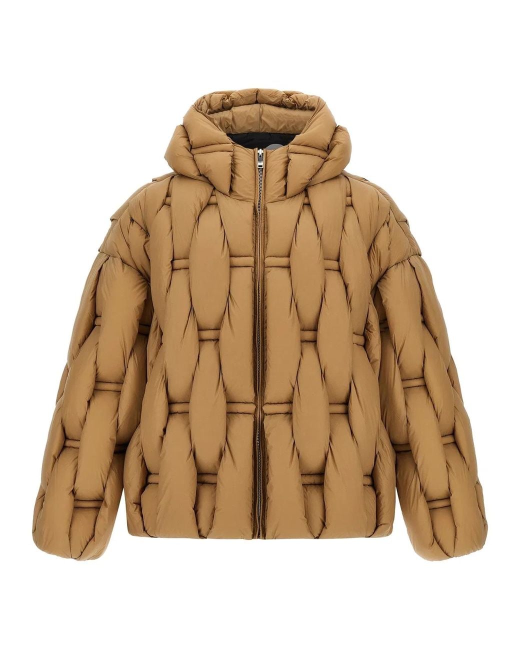 RAXXY Brown 3D Down Jacket