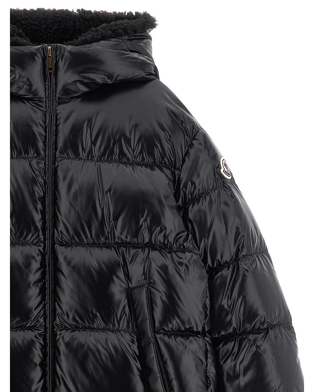 Moncler Black Enfant 'Ganevry' Parka