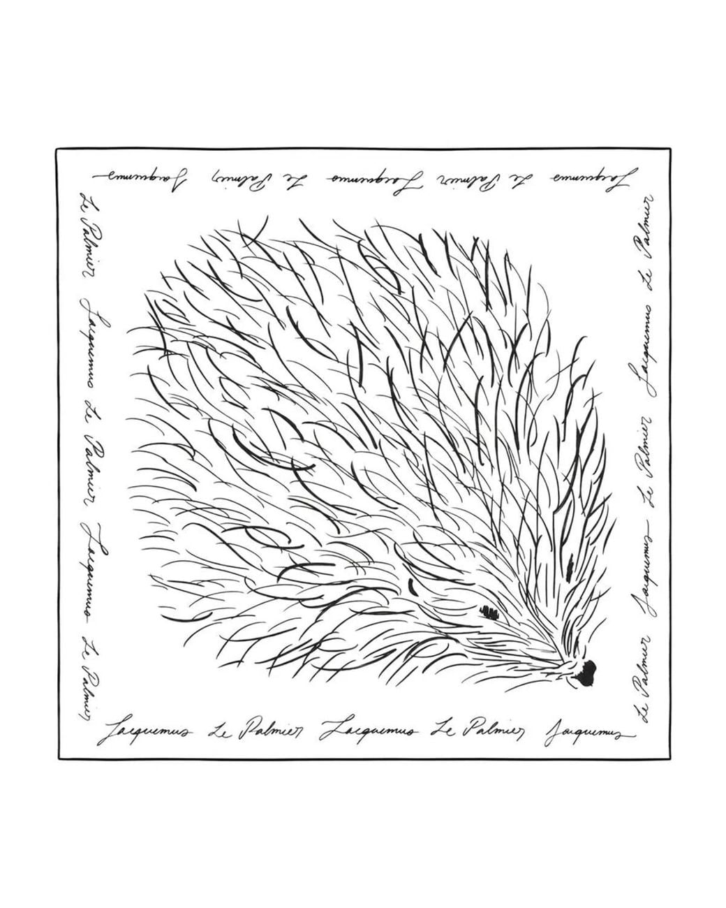 Jacquemus White Le Foulard Herisson