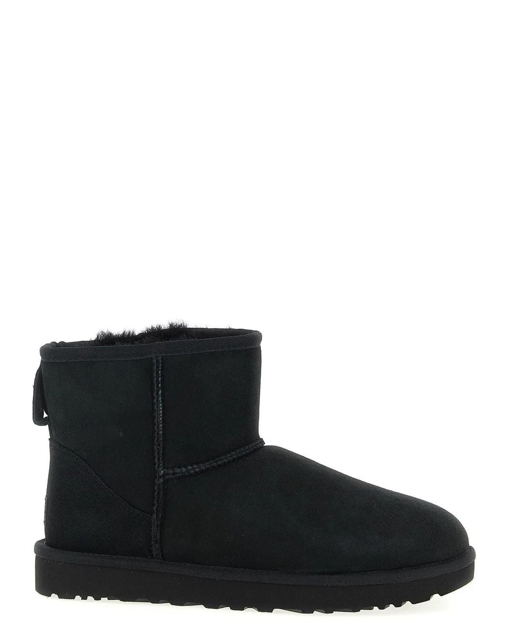 Ugg Black 'Classic Mini Ii' Ankle Boots