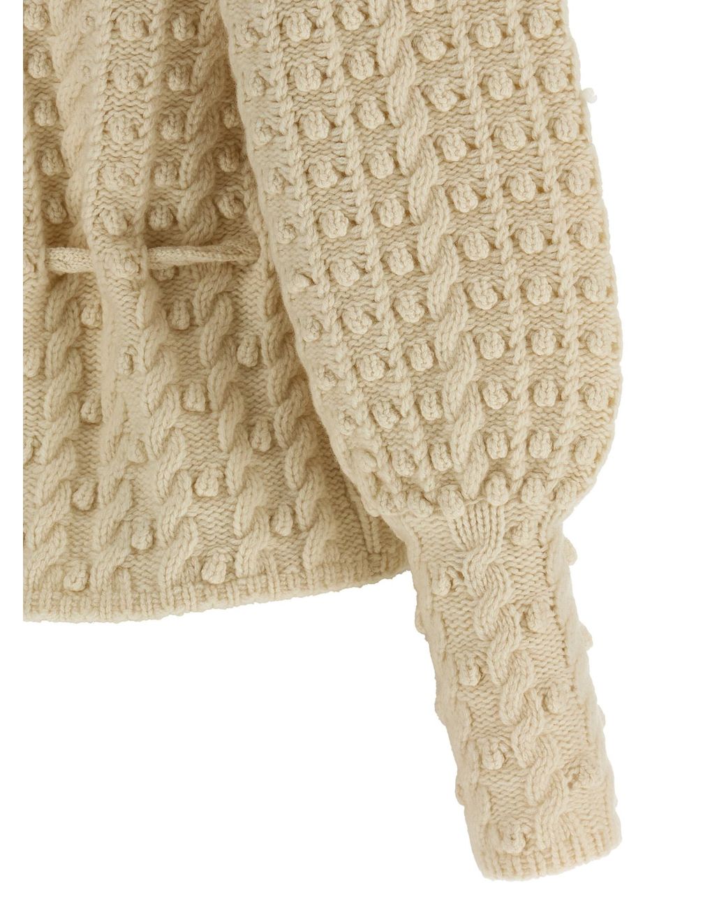 Zimmermann Natural 'Vailant Wool Bauble' Sweater
