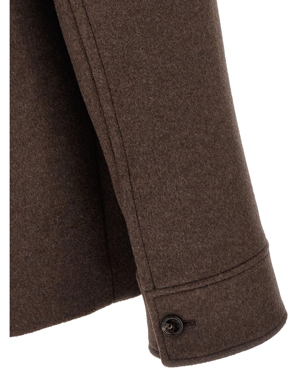 Valentino Garavani Brown Caban for men