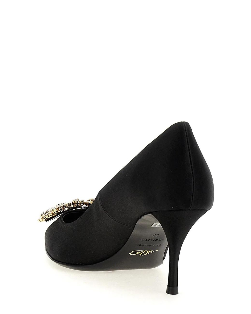Roger Vivier Black 'Efflorescence' Pumps