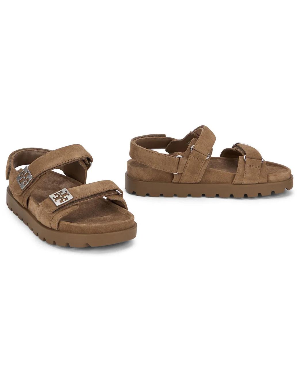 Tory Burch Brown Mellow Sports Sandals