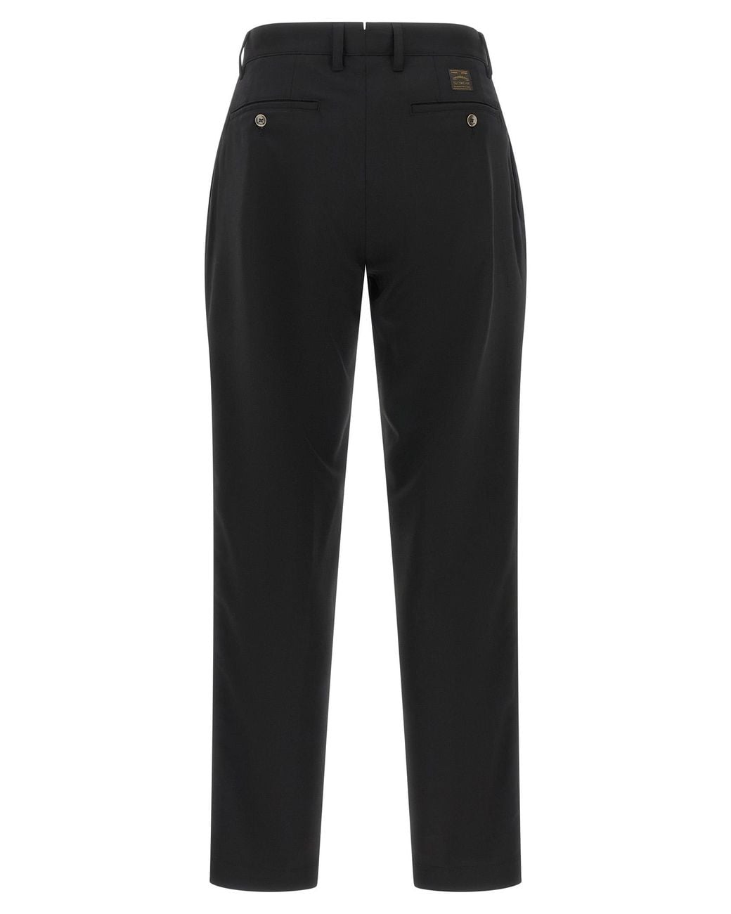 Incotex Black Polyester Dress Pants for men