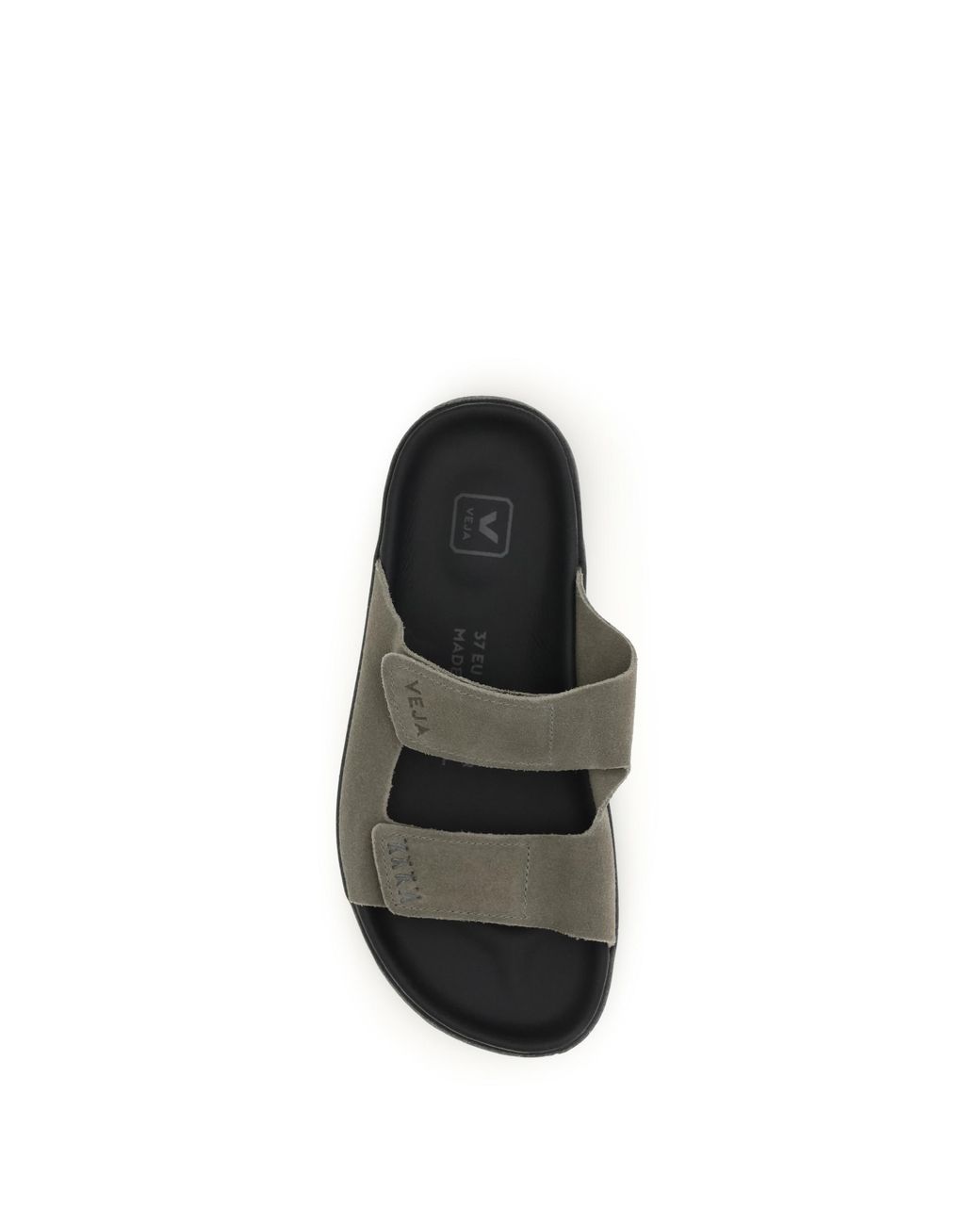 Veja Black Sandals Etna Khaki