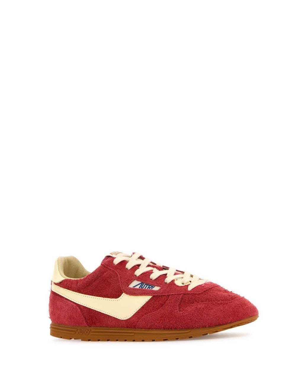 Autry Red Suede Windspin Sneakers for men